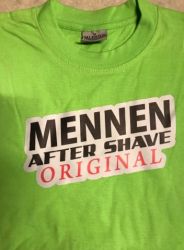 MENNEN After Shave Original -t-paita, vaalea