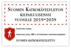 Suomen Katkokävelyliiton kilpailulisenssi