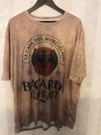 Bacardi Oakheart-t-paita (sama painatus edessä ja selässä)