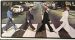 The Beatles -kilpi, 15 x 30 cm