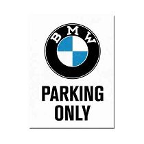 BMW Parking only -jääkaappimagneetti