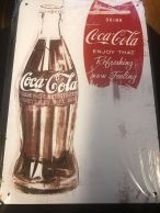 Coca-Cola -kilpi20, 20 x 30 cm