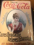 Coca-Cola -kilpi19, 20 x 30 cm
