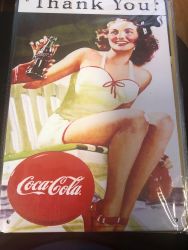Coca-Cola -kilpi2, 20 x 30 cm