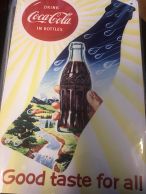 Coca-Cola -kilpi16, 20 x 30 cm