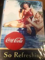 Coca-Cola -kilpi14, 20 x 30 cm