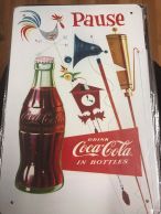 Coca-cola -kilpi23, 20 x 30 cm