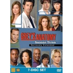 Greyn anatomia, Season 3, osat 1-25, 7DVD (käytetty)