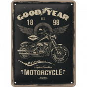 Goodyear Motorcycle - Kilpi 15 x 20 cm