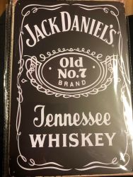 Jack Daniels -kilpi18, 20 x 30 cm