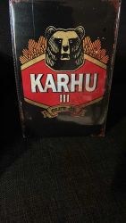 KARHU-kilpi, 20 x 30 cm