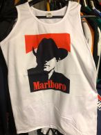 Marlboro-hihaton t-paita, valkoinen