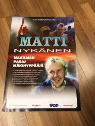 Matti Nykänen - Maailman paras mäkihyppääjä -juliste, 42 x 59 cm