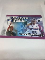 Matti Nykänen -kortti2 The Best Skijumper of the world