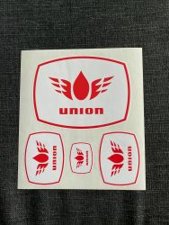 Union-vanha logo -tarra-arkki