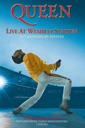 Queen Live at Wembley Stadium-dvd, 2DVD + booklet (käytetty, uutta vastaava)