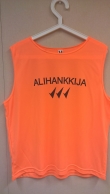 ALIHANKKIJA -hihaton t-paita, neonoranssi